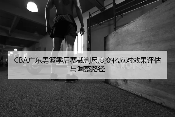 CBA广东男篮季后赛裁判尺度变化应对效果评估与调整路径